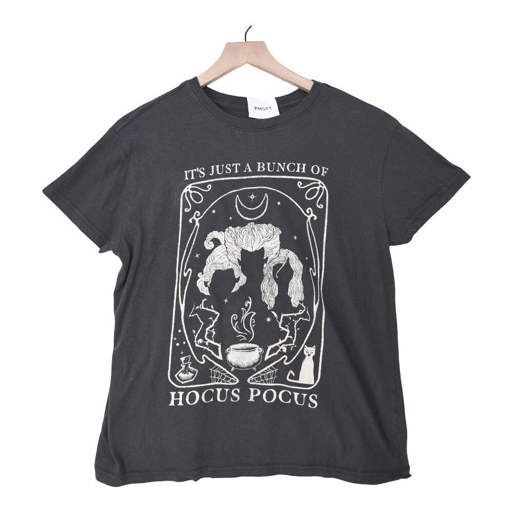 Disney Hocus Pocus Graphic Tee Size M Black Gothic Witchy